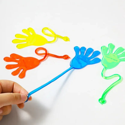 Funny Sticky Hands Toy 5-50 Pcs Elastic Slap Palm Squishy Kids Party Favors Novelty Gift Supplies for Children