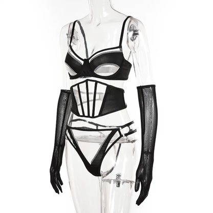 Lingeries for Woman Set Sexy Wear Set Women Bra Lingerie Ladies Transparent Underwear for Lady on Offer Sexy-lingerie-set Thong