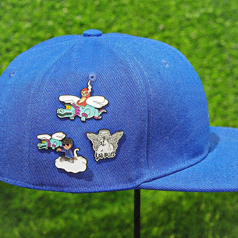 Retro Mexican Metal Hat Clip Pins Enamel Pins Cartoon Sloth Boy Baseball Cap Golf Cap Hat Badge Accessories Fashion Jewelry Gift