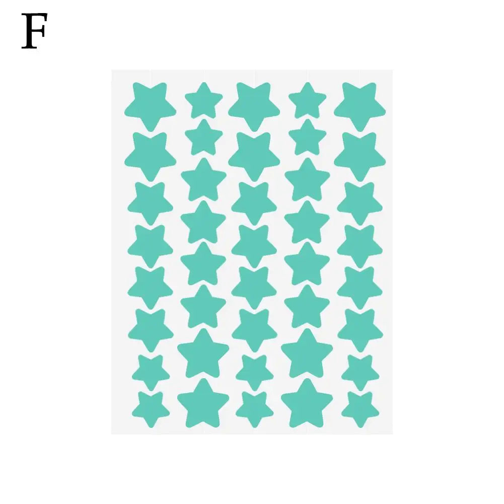 40pcs Colorful PE Pimple Patches Cute Star Shaped Pimple Cover Sticker Invisible Pimple Cover Removal Pimple Patch