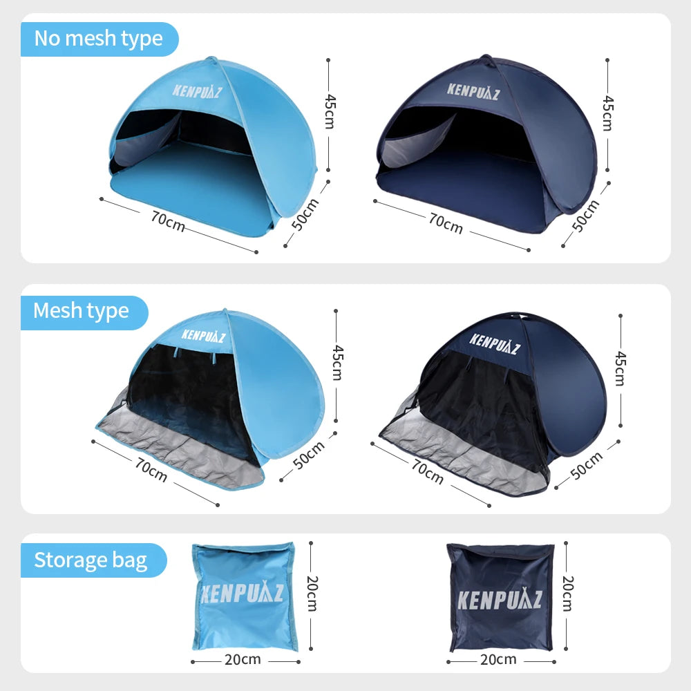 Hot Sale Tents Portable Easy Fold Indoor Outdoor Put Up Sleep Camping Waterproof Head Sunshade Shade Light Tent On Bed