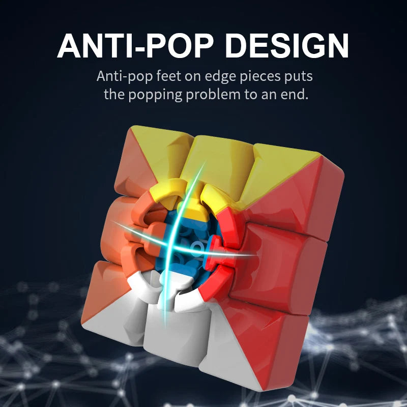 MoYu Meilong3c Professional Magic Cube 3x3x3 classroom Stickerless 3 Layers Speed Cube Puzzle Cube Fidget Toys For Childrengifts