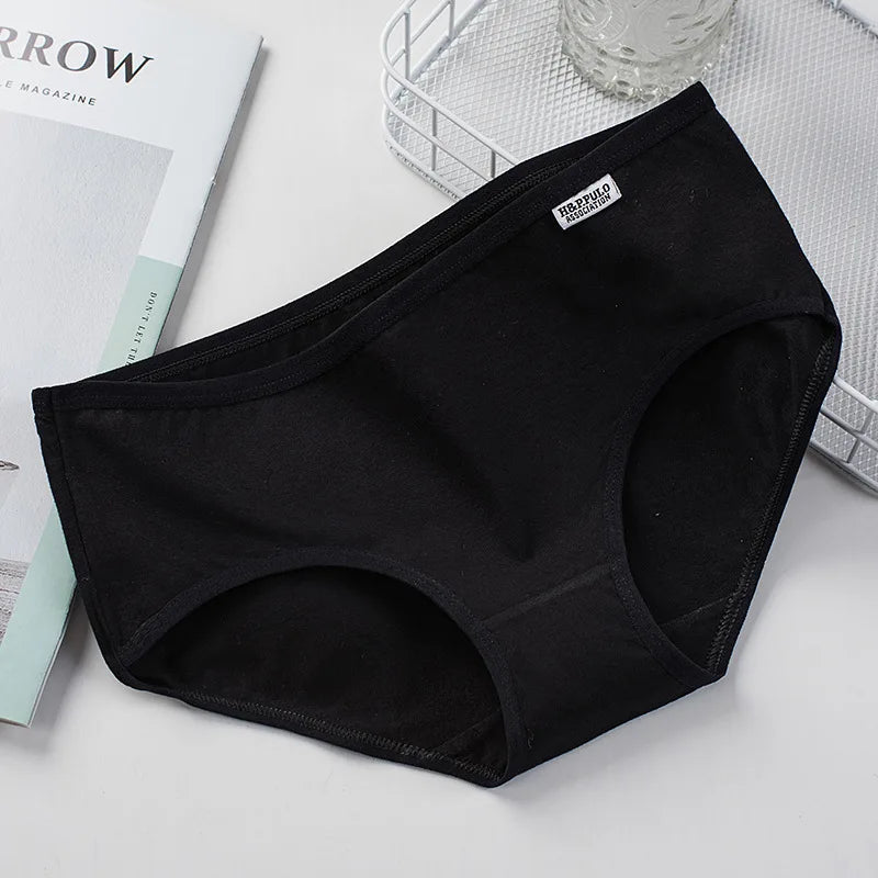 3Pcs Sexy Panties Women Cotton Underwear Antibacterial Briefs Girls Seamless Cozy Female Underpants Intimates Low-Rise Lingeries