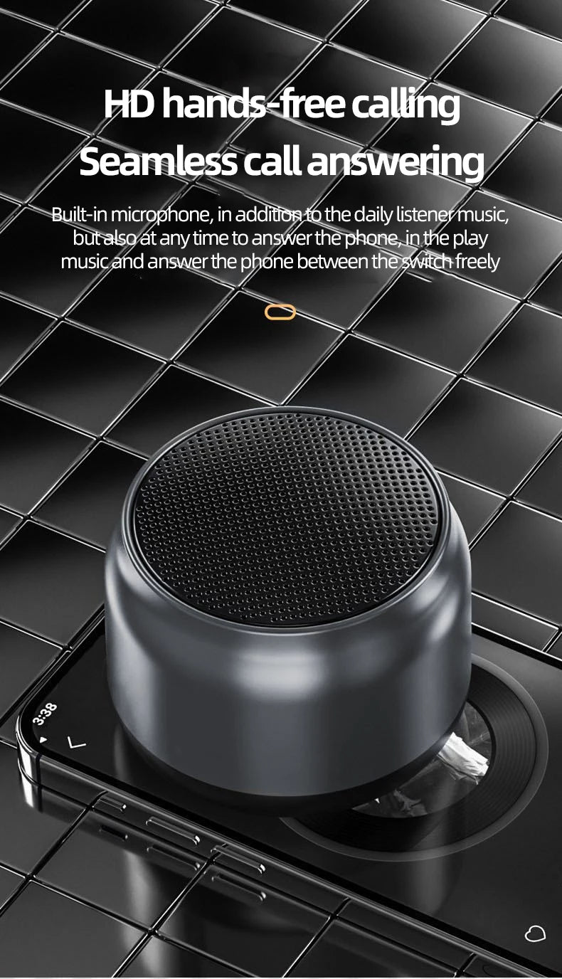 Wireless Bluetooth Speaker Portable Mini Outdoor Wireless Speakers Music Surround Loudspeaker HD Voice Shocking Bass