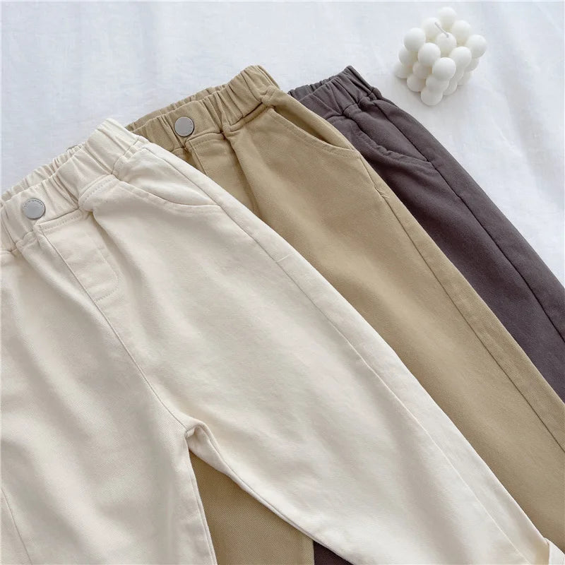 Kids Pants Kids Clothes Slacks Boys Girls Pants Foreign Style Korean Pants Autumn Spring Clothes for Kids