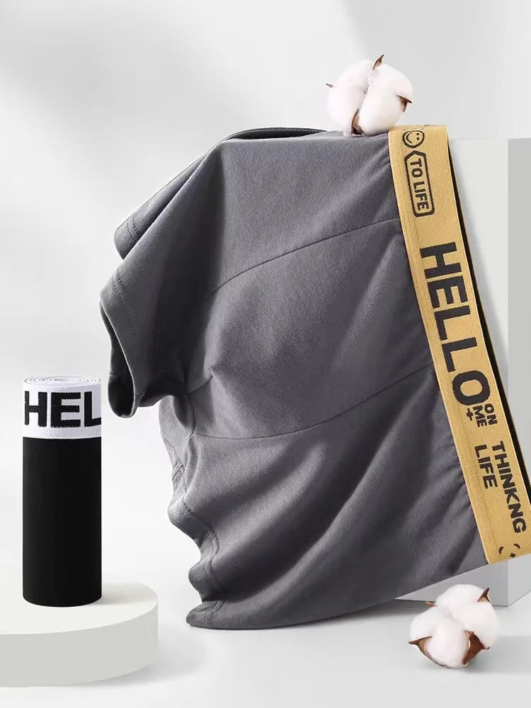 10Pcs Men's Boxer And Briefs Fashion Underwear High Stretch Boxer And briefs Shorts Breathable Soft Men's Shorts Comfortable