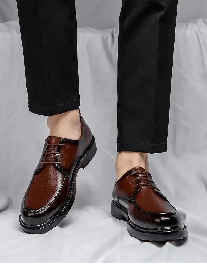 Social Shoe for Men New Dress Shoes Man Business Official 2024 Style Footwear Gentleman Cheap Liquidation Elegant and Classic 39