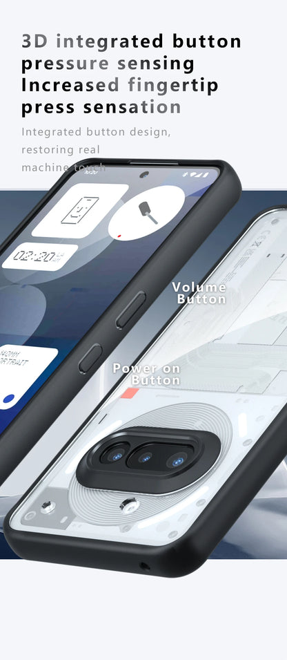 Clear Case For Nothing Phone 3a Cover Nothing Phone 3a Fundas Hard PC Camera Protector Shockproof Back Case For Nothing Phone 3a