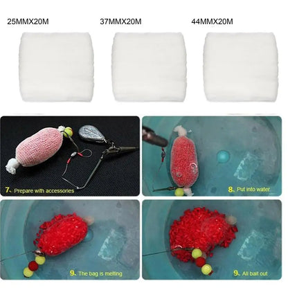 New Refill Rig Baits Fishing Tools Soluble Bait Wrap Bag Carp Coarse Fishing Water Soluble Sack PVA Lure Mesh