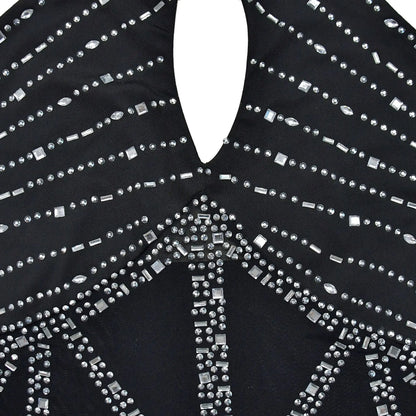 Sparkly Diamonds Elegant Dress Women For Wedding Party Cocktail Prom Dress Rhinestone Sheer Mesh Sexy Formal Evening Dresses