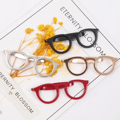 Men's Tie Clip Fashion Metal Glasses Tone Bar Jewelry for Men Necktie Clasp Suit Tie Gift Accessories