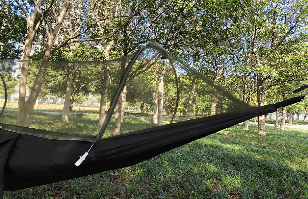Camping hammock with mosquito net sleeping tent hammock suitable for camping hammock outdoor furniture garden leisure hammock