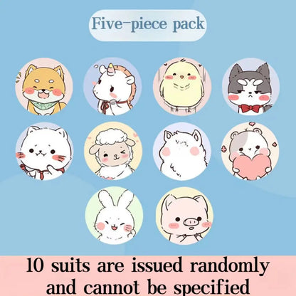 120pcs/Lot Cartoon Animal Pattern Band Aid Hemostasis Adhesive Bandages First Emergency Kit Wound Plaster Patches For Kids