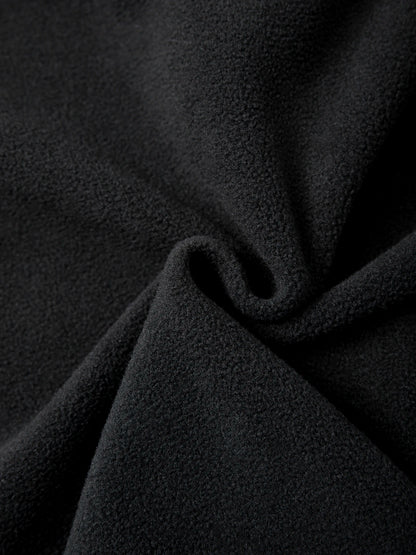 2025 Men Casual Fleece Sweatshirts Tops Men Sport Classic Stand Collar Sweatshirts Men’s Quarter Zip Hoodie Basic Pullover 3XL