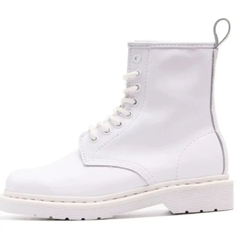 أحذية نسائية 2024 أحذية نسائية برباط للخريف بأصابع مستديرة ومنصة قصيرة صلبة مقاومة للماء وعصرية أحذية عارية