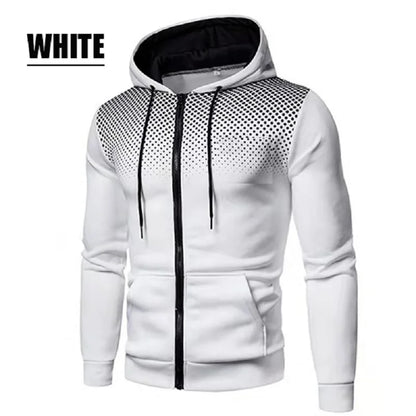 Autumn and Winter Casual Jacket for Men All Elite Wrestling Zipper Hoodie with Pocket Printing Sweater Sportwear