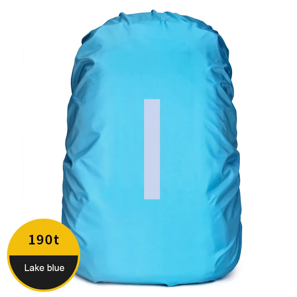 KoKossi 1Pcs 20-60L Outdoor Hiking Backpack Rain Cover Backpack Waterproof Cover Cycling Hiking Reflective Rain Cover Unisex