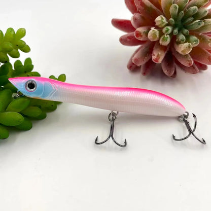 TEKNIK Popper Fishing Lure 100mm 140mm patchinco Floating Wobblers Artificial Hard Bait Patchinko 100 leurre de surface lures