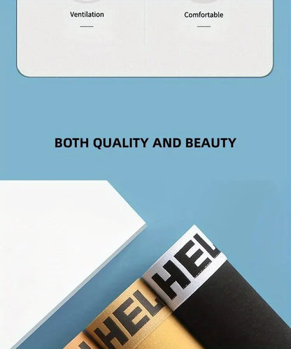 10Pcs/Men's Underwear  Underwear High Stretch Boxer Shorts Breathable Soft Men's Shorts Comfortable Size L-4XL