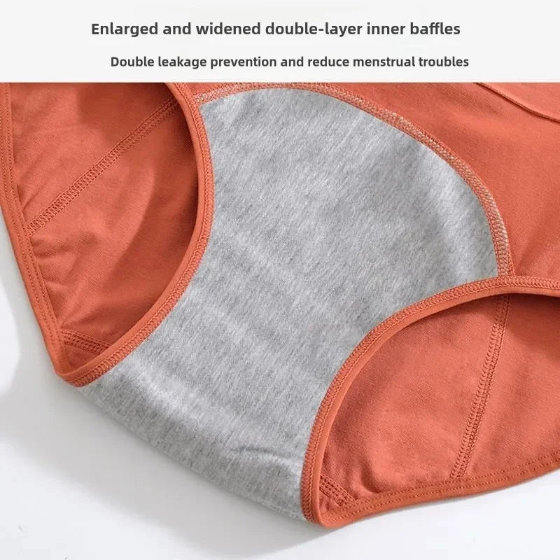 Panties for Menstruation Cotton Menstrual Panties High Waist Period Underwear Culotte Menstruelle Leak Proof Bragas Menstruales