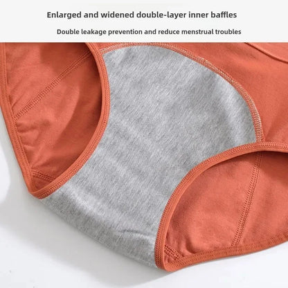 Panties for Menstruation Cotton Menstrual Panties High Waist Period Underwear Culotte Menstruelle Leak Proof Bragas Menstruales