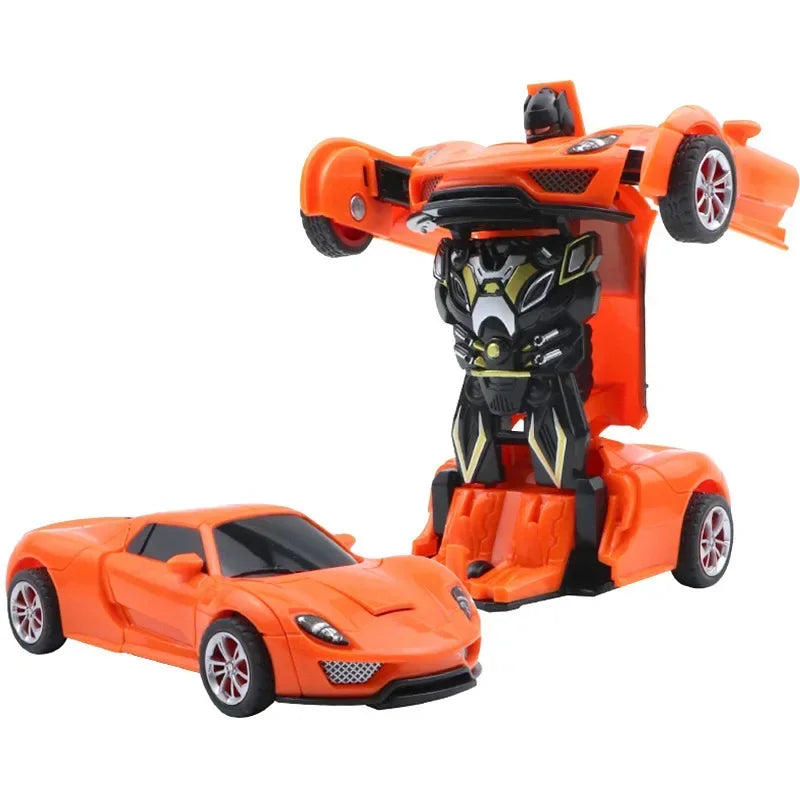 Transforming Inertial Car with Collision Technology: Autobot Robot Car for Boys