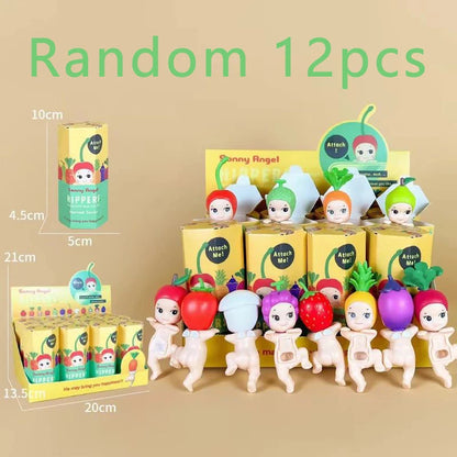 Sonny Angel Hippers Blind Box Lie Down Angel Series Anime Character Kawaii Cartoon Surprise Box Toy Kids Gifts