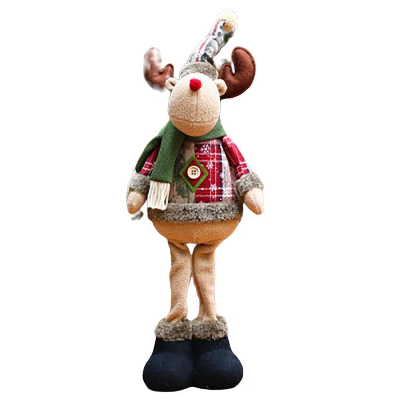 Innovative Elk Santa Snowman Doll Christmas Ornaments Merry Christmas Tree Decoration For Home Table Decor 2025 New Year Navidad