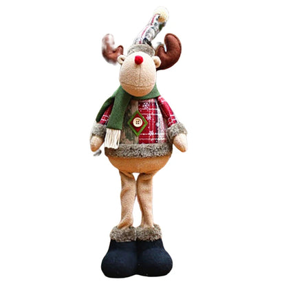 Innovative Elk Santa Snowman Doll Christmas Ornaments Merry Christmas Tree Decoration For Home Table Decor 2025 New Year Navidad