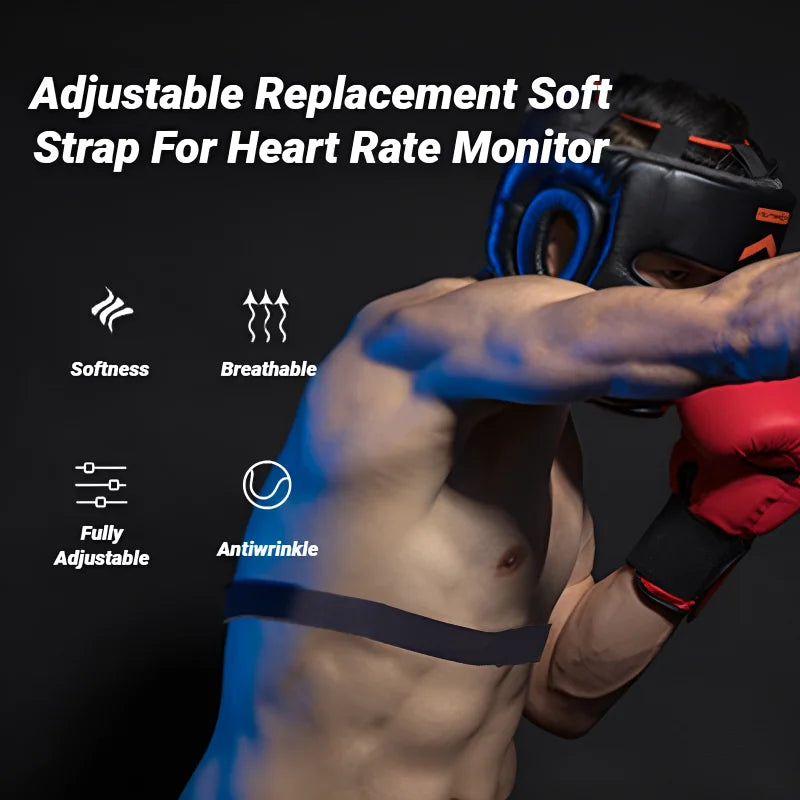 Heart Rate Monitor Replacement Strap Compatible With Polar Coospo Wahoo Tick Garmin Magene Sensor Band Belt Elastic Chest Bands