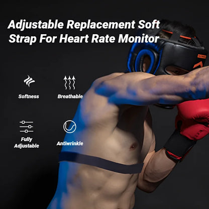 Heart Rate Monitor Replacement Strap Compatible With Polar Coospo Wahoo Tick Garmin Magene Sensor Band Belt Elastic Chest Bands