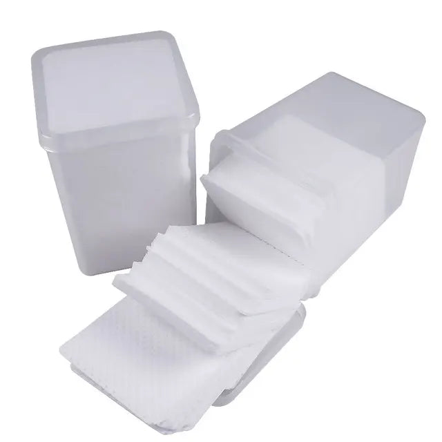 200pcs Wipes Paper Cotton Eyelash Glue Remover Wipe Mouth Of The Glue Bottle Prevent Clogging Glue Cleaner Pads Lash Extension