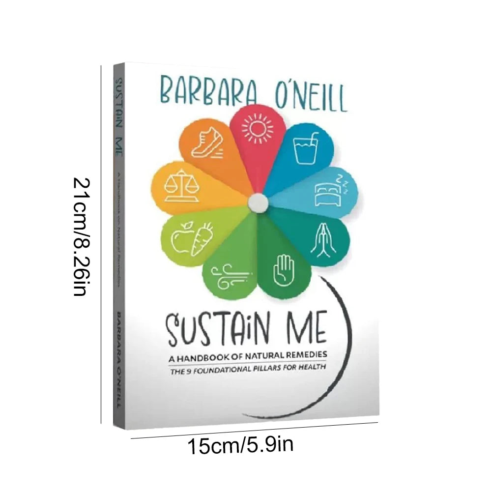 Sustain Me By Barbara O'Neill A Handbook of Natural Remedies Books for Health Guide Book Natural Herbal Remedies Lost Collection