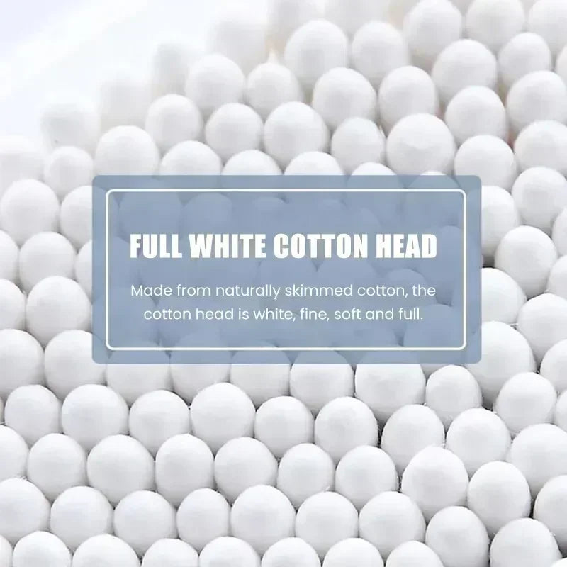 1-20Packs 100Pcs/Pack Wooden Sticks Baby Cotton Swabs Cleaning of Ears Tampons Health Beauty Cotton Swab Cleaning Cotton Buds