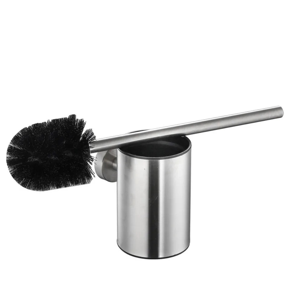 Bathroom Toilet Brush Holder Cleaning Bathroom Hardwares Stainless Toilet Brush Wall Mounted Bathroom Accessories Cleaning Tools