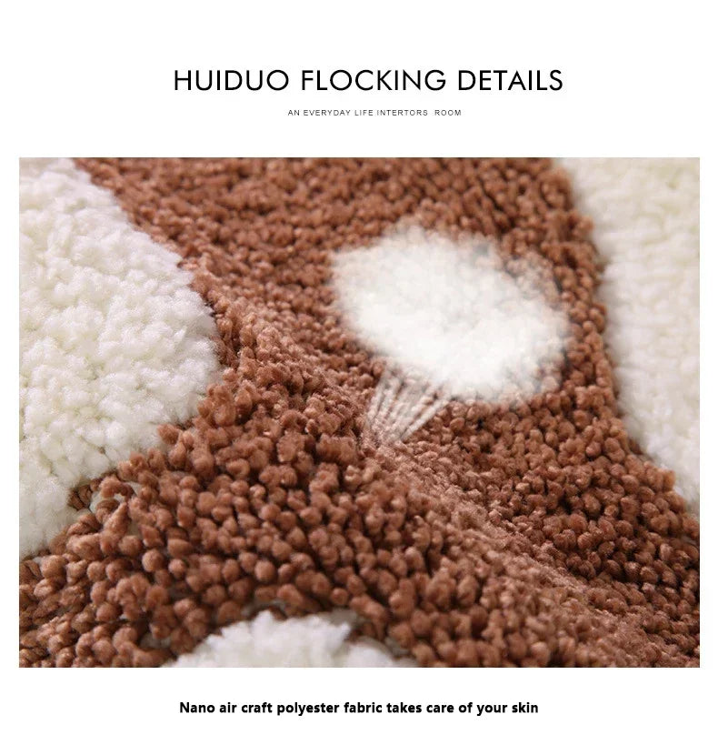 Bathroom Rugs Mats Water Absorbent Non-Slip Mat Used in Bathroom, Shower, Microfiber Bath Mat Machine Bath Mat Bathroom Mat