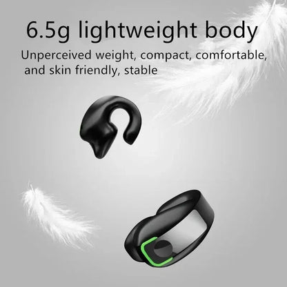 Bluetooth Earphone Clip On Monaural Inear Motion Stereo Bone Conduction Gd28 Business Wireless Earphone Mini Monaural Tws