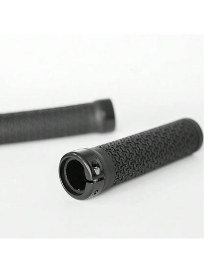 BKPTX Bicycle Handle Bar Grips MTB Mountain Bike Soft Single-sided Locking Handlebar Cover Plug Rubber Non-slip Cycling Grip