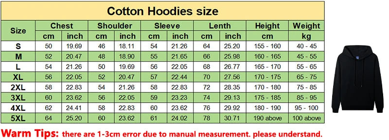 Customized 60% Cotton Hoodie Men Fashion Long Sleeve Sweatshirts Women Personality Printed Streetwear Hoody Pullovers Sudaderas