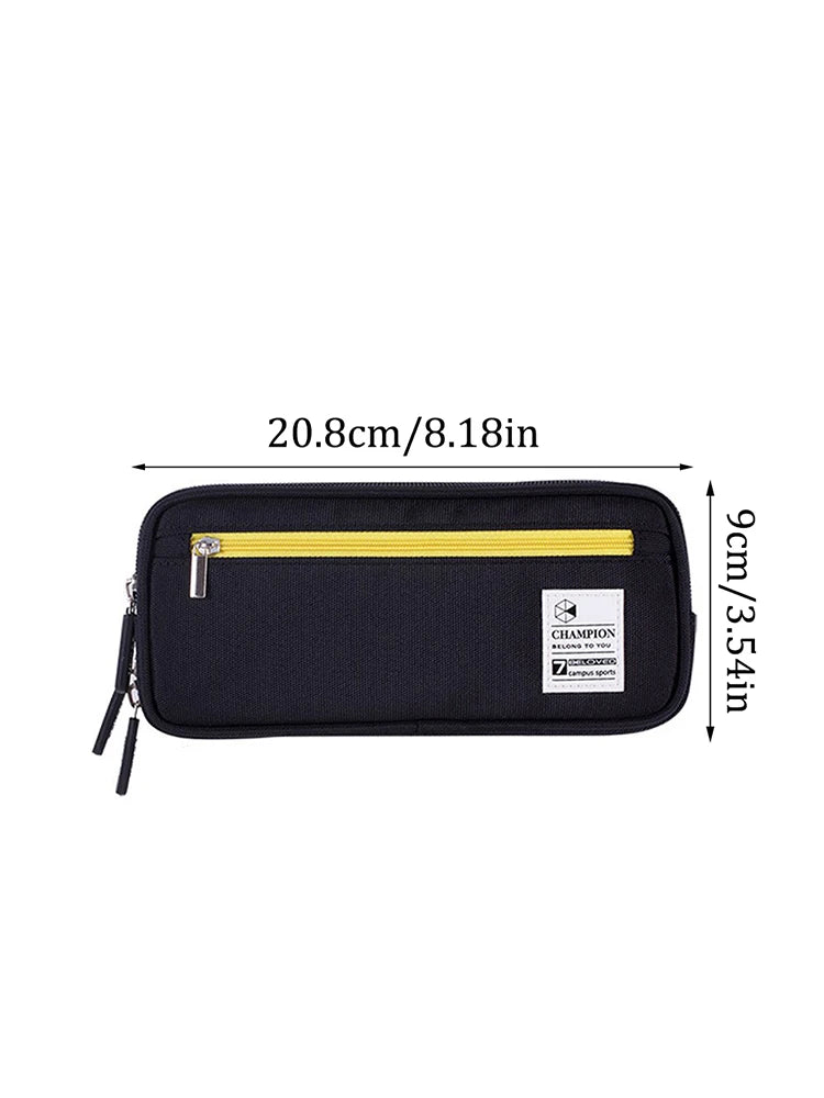 1PC Large Capacity Pencil Case Stationery Cute Boys Girls Gift Bag Pen Box Pencil Cases Storage Student School Office Supplies