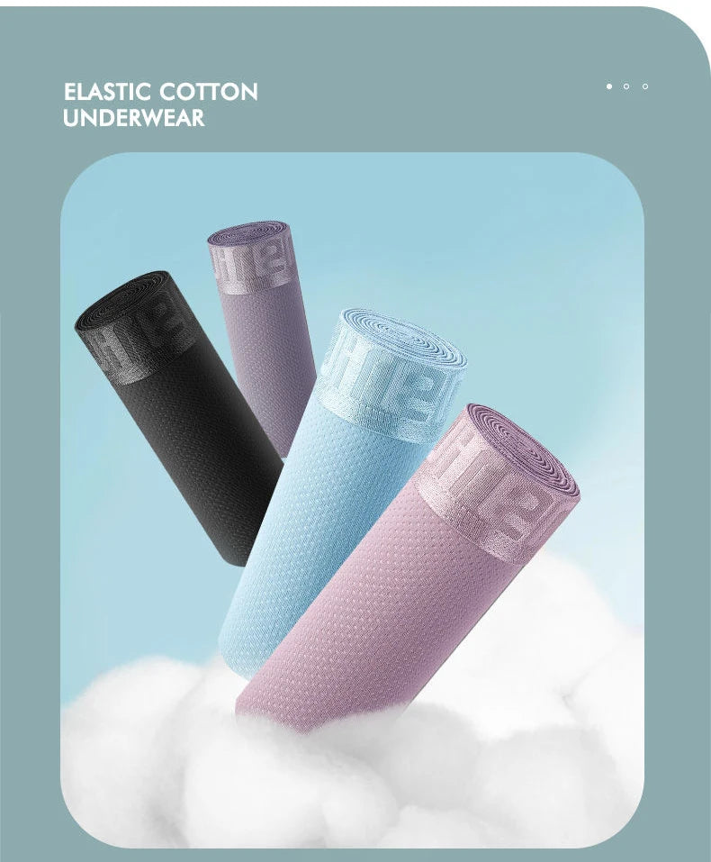 Men Panties Male Underpants Man Pack Shorts Boxers Underwear Slip Homme Calzoncillos Bamboo Hole U Convex Pouch Large Size 6XL