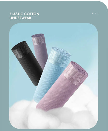 Men Panties Male Underpants Man Pack Shorts Boxers Underwear Slip Homme Calzoncillos Bamboo Hole U Convex Pouch Large Size 6XL