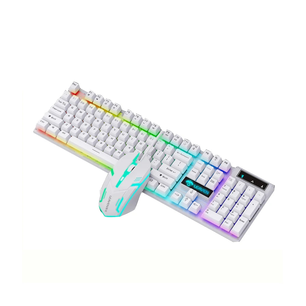 Computer Gaming Keyboard And Mouse Set USB Wired Backlight PC Keyboard Mouse Combos