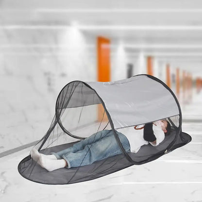 Tents for Camping Foldable Net Tent with Floor Single Person Camping Screen Shelter Portable Screen Houses for Bedding Camping