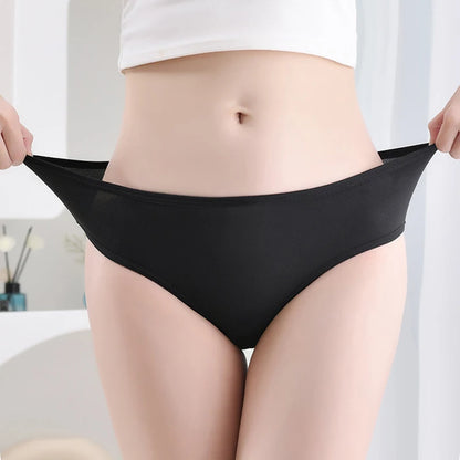 7Pcs/Lot Women Panties Cotton Underwear Breathable Soft Sexy Lingerie Female Briefs Girls Cute Solid Color Underpants Plus Size