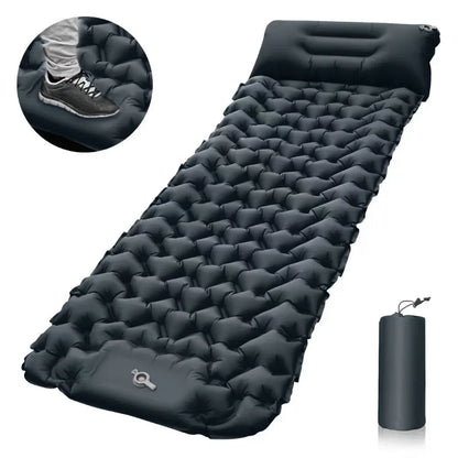 Camping sleeping mats Portable inflatable mattresses Outdoor inflatable mattresses Thickened camping Foot-operated inflatable