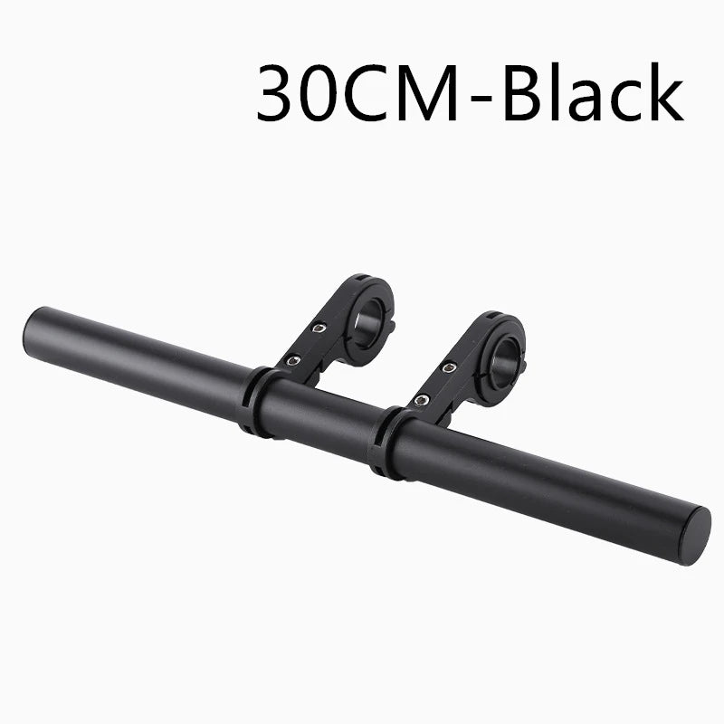 10/20/30cm Bicycle Handlebar Extended Bracket MTB Headlight Mount Extented Bar Road Mountain Bike Handlebar Extender Rack Parts