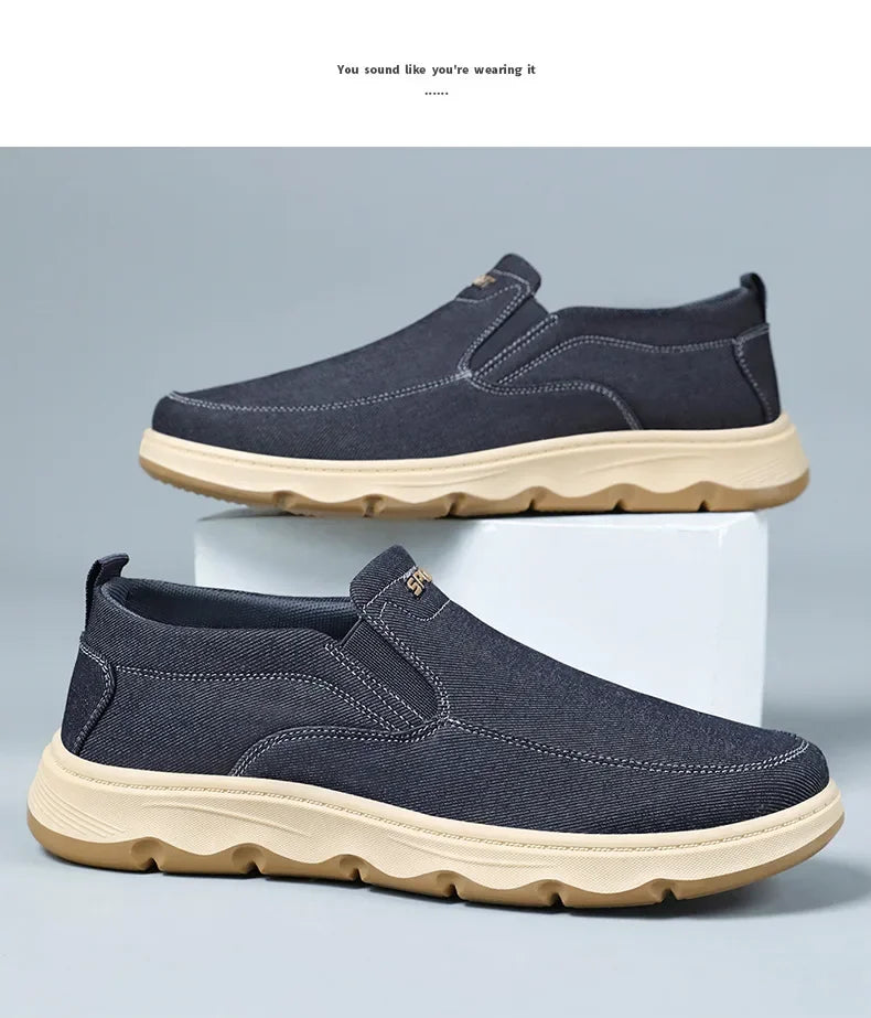 Shoes for men, 2024 autumn new single shoes, British style bean shoes, dad shoes, one foot casual shoes