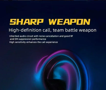 X15Pro Gaming Earbuds Wireless Bluetooth Earphones With Mic Bass Audio Sound Positioning 9D Stereo Music HiFi Headset For Gamer