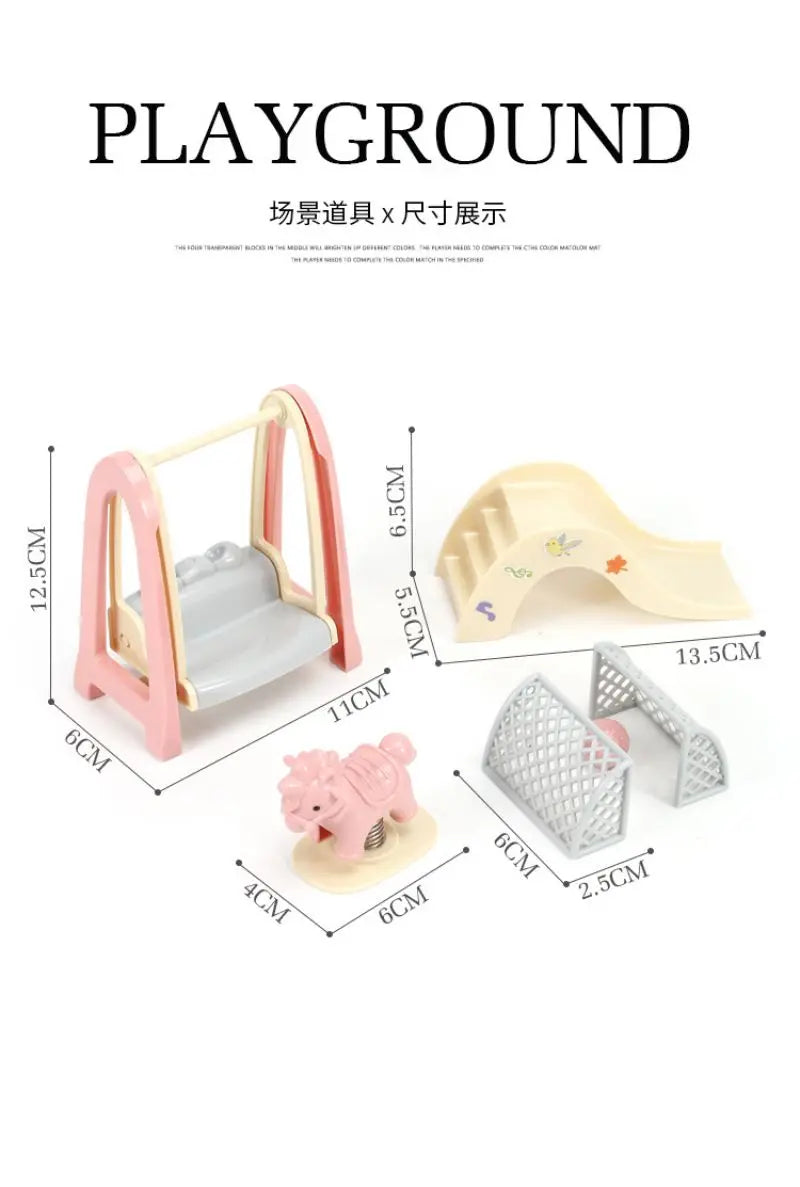 family games dollhouses playhouse miniature furniture pretend toys princess castles villas Christmas present kids toys